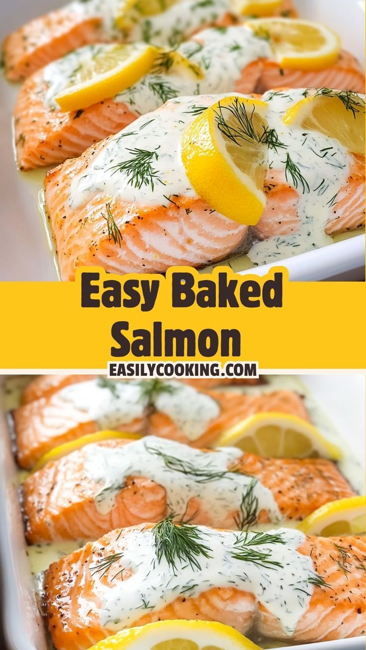 Creamy Dill Sauce: Elevate Baked Salmon for Any Occasion